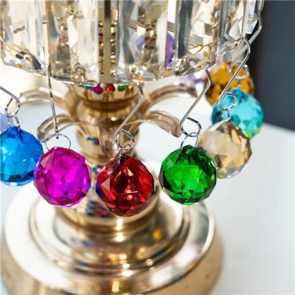 Crystalsuncatcher 30mm Vintage Feng Shui Faceted Decorating Crystal Ball Prism - Picture 2 of 7